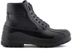 Členkové topánky Emporio Armani pánske, čierna farba, X4M391 XF741 00002