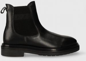 Kožená obuv Gant Boggar pánske, čierna farba, 27651332.G00