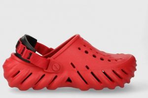 Šľapky Crocs Echo Clog dámske, červená farba, 207937