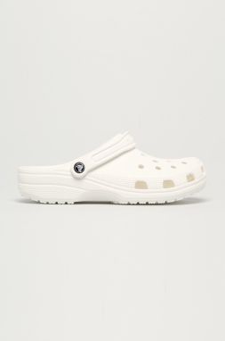 Šľapky Crocs Classic pánske, biela farba, 10001