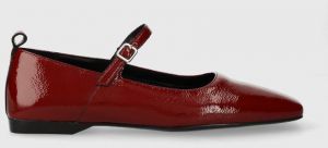 Kožené balerínky Vagabond Shoemakers DELIA červená farba, 5307.460.42