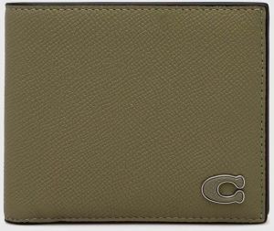 Peňaženka Coach pánsky, zelená farba
