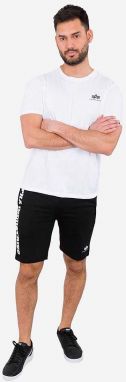 Šortky Alpha Industries Big Letters Short 126344.03-black, pánske, čierna farba