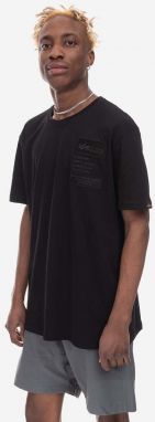 Bavlnené tričko Alpha Industries 136500.03-black, pánske, čierna farba, jednofarebné