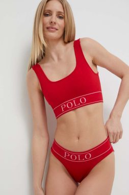 Nohavičky Polo Ralph Lauren červená farba