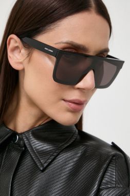 Slnečné okuliare Saint Laurent dámske, čierna farba