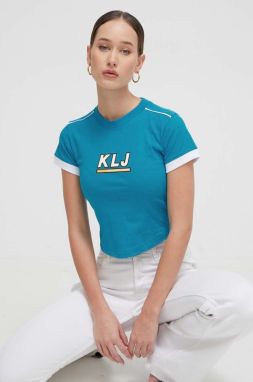 Bavlnené tričko Karl Lagerfeld Jeans dámsky