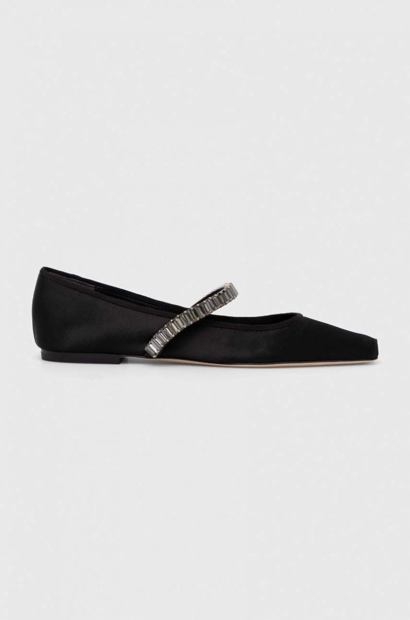 Baleríny Tory Burch Crystal Ballet čierna farba, 154323.001