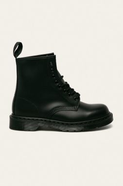 Kožená obuv Dr. Martens 1460 Mono pánske, čierna farba DM14353001