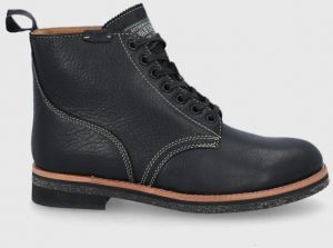 Kožená obuv Polo Ralph Lauren RL ARMY pánska, čierna farba