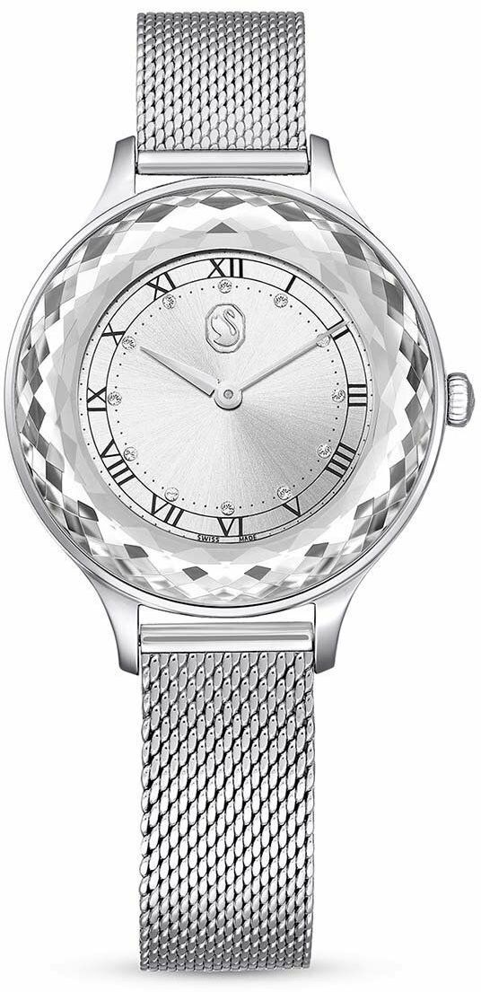 Hodinky Swarovski OCTEA NOVA 5650039 dámske, strieborná farba