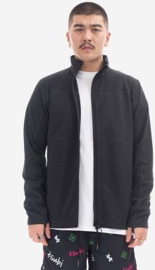 Mikina Fjallraven Abisko Lite Fleece Jacket M F86971 550 pánska, čierna farba, jednofarebná