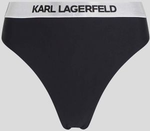 Plavkové nohavičky Karl Lagerfeld čierna farba