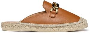 Kožené espadrilky Geox D LAMPEDUSA B hnedá farba, D36V0B00085C6001