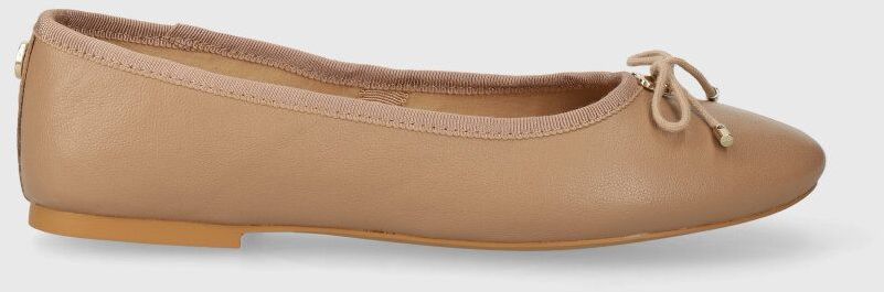Kožené balerínky Steve Madden Blossoms hnedá farba, SM11002909