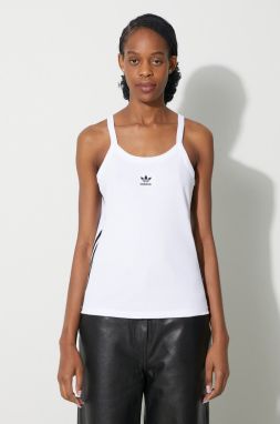 Top adidas Originals 3-Stripe Tank dámsky, biela farba, IR6914