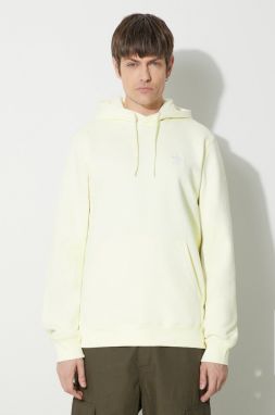 Mikina adidas Originals Trefoil Essentials Hoody pánska, béžová farba, s kapucňou, jednofarebná, IR7790