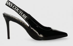 Lodičky Versace Jeans Couture Scarlett čierna farba, 76VA3S52 ZS539 899