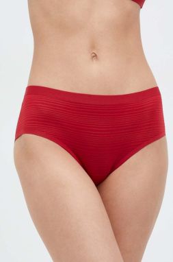 Nohavičky Chantelle SOFT STRETCH červená farba