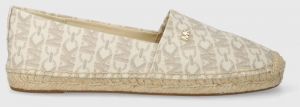 Espadrilky MICHAEL Michael Kors Kendrick béžová farba, 40R4KNFP1B