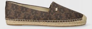 Espadrilky MICHAEL Michael Kors Kendrick hnedá farba, 40R4KNFP1B