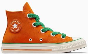 Semišové tenisky Converse Converse x Wonka Chuck 70 Oompa Loompa oranžová farba, A08152C
