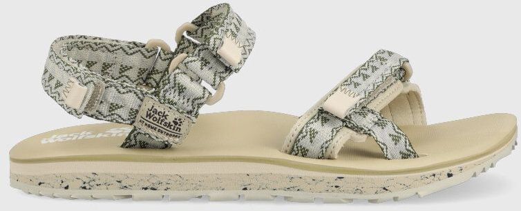 Sandále Jack Wolfskin Outfresh dámske, béžová farba