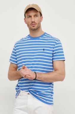 Bavlnené tričko Polo Ralph Lauren pánsky, vzorovaný