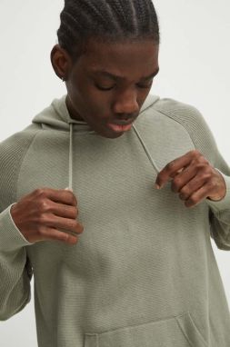 Bavlnený sveter Medicine pánsky, zelená farba