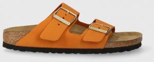 Nubukové papuče Birkenstock Arizona oranžová farba, 1026732