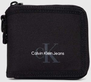Peňaženka Calvin Klein Jeans pánsky, čierna farba