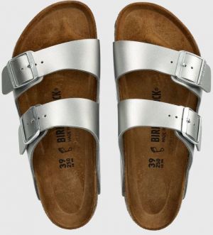 Šľapky Birkenstock Arizona dámske, strieborná farba, 1012282