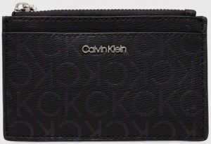 Peňaženka Calvin Klein dámsky, čierna farba