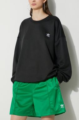 Šortky adidas Originals Firebird Shorts dámske, zelená farba, s nášivkou, stredne vysoký pás, IN6283