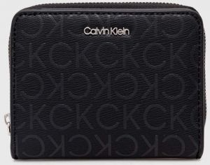 Peňaženka Calvin Klein dámsky, čierna farba