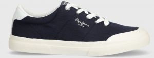 Tenisky Pepe Jeans PMS31041 pánske, tmavomodrá farba, KENTON SERIE M