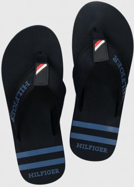 Žabky Tommy Hilfiger SPORTY BEACH SANDAL pánske, tmavomodrá farba, FM0FM05020