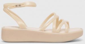 Sandále Melissa MELISSA DEBBIE AD dámske, béžová farba, na platforme, M.33997.R651