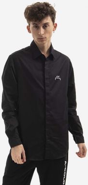 Bavlnená košeľa A-COLD-WALL* Shirt Cotton Twill ACWMSH053.-WHITE, čierna farba