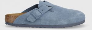 Semišové šľapky Birkenstock Boston dámske, 1026804