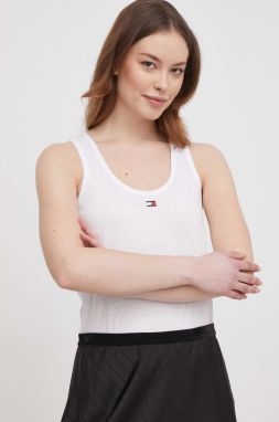 Top Tommy Hilfiger dámsky, biela farba