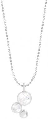 Postriebrený náhrdelník Lilou Sparkling