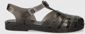Sandále Melissa MELISSA POSSESSION SHINY AD dámske, čierna farba, M.33520.AU689