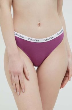 Nohavičky Calvin Klein Underwear fialová farba