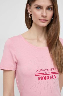 Tričko Morgan dámsky, ružová farba