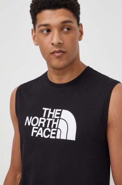 Bavlnené tričko The North Face pánsky, čierna farba