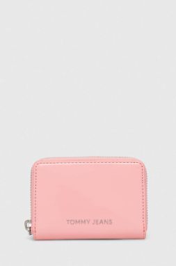 Peňaženka Tommy Jeans dámsky, ružová farba