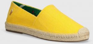 Espadrilky Polo Ralph Lauren Cevio Slip žltá farba, 803932163004