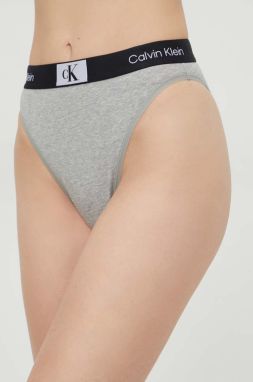 Nohavičky Calvin Klein Underwear šedá farba