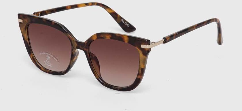 Slnečné okuliare Aldo SELENNAA dámske, hnedá farba, SELENNAA.240